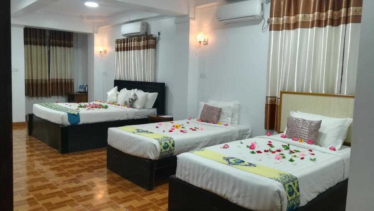 Golden Palace Hotel Hpa-an Bagian luar foto